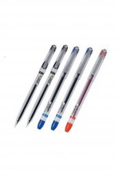 My Gel 0.5mm Ince Iğne Uçlu Jel Kalem 5 Adet (2 siyah 2 mavi 1 kırmızı ) - 1