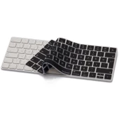 Magic Keyboard 2 A1644 Klavye Koruyucu Türkçe Q Silikon Ultra İnce 0.3mm Şeffaf Siyah - 4