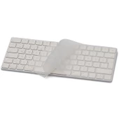 Magic Keyboard 2 A1644 Klavye Koruyucu Türkçe Q Silikon Ultra İnce 0.3mm Şeffaf Siyah - 3