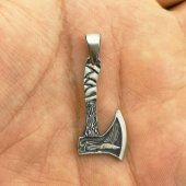 Balta Tasarımlı 925 Ayar Gümüş Kolye Ucu thumbnail 1