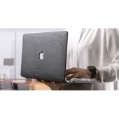 MacBook Air M1 13 İnç Premium Deri Kılıf İnce Sert Kapak Hafif Yapı Şık ve Dayanıklı thumbnail 9