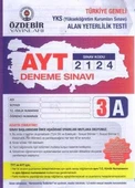 Özdebir Yayınları Türkiye Geneli AYT Deneme Sınavı 3 A Ktapçığı - 1