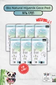 Hijyenik Ped Gece 18'li Bio Natural 7 Al 6 Öde ve Rosie Hediye thumbnail 1