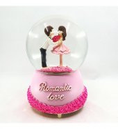 Kar Küresi Romantic Love Motorlu Müzikli 100 cc thumbnail 1