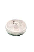Mermer Desenli Beton Mumluk Şamdan - 2