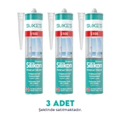 Sukes Universal Şeffaf Silikon 280 Gr 3’lü Paket - 1