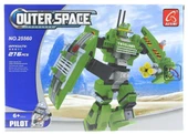 Ausini Outer Space 276 Parça Yeşil Robot - 3