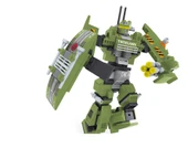 Ausini Outer Space 276 Parça Yeşil Robot - 1