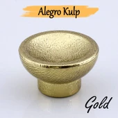 10 Adet Alegro Düğme Gold Mobilya Mutfak Dolap Dolabı Çekmece Kulpu Kulbu Altın Tek Vida Altın Kulp - 7