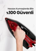 GoldMaster Airjet 2400 Watt Seramik Tabanlı Geniş Su Tanklı 170 gr Etkili Şok Buharlı Ütü - 6