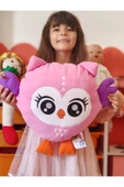 Peluş Yastık Yılbaşı Hediyelik Oyun Arkadaşı Yastık - Sevimli Oda Dekoru - 6