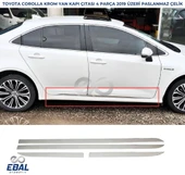 Toyota Corolla Krom Yan Kapı Çıtası 4 Parça 2019 ve Sonrası - 1