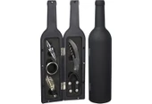5 Parça Çelik Şişe Açacağı Seti Şarap Şişesi Formatında Kılıf ile Şık Hediye Seti Wine Opener Gift thumbnail 2
