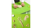 Ölçekli Silikon Hamur Açma Matı Büyük Boy Silikon Hamur Açma Matı 50x40 Cm Hamur Ölçekli - 6