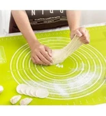 Silikon Hamur Açma Matı 50x40 Cm Ölçekli Silikon Hamur Açma Matı Büyük Boy Hamur Ölçekli - 7