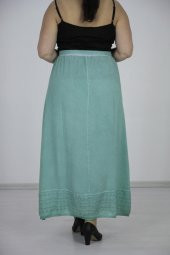 Büyük Beden Kadın Giyim Uzun Etek - 2