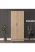 Sonamo Modern Dolaplı Çalışma Masası Kitaplıklı Raflı Bilgisayar Ofis Ders Çalışma Yemek Masası - 10