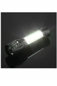 *Usb Şarjlı El Feneri Orjinal Kutusunda Kamp Feneri Avcılık Feneri  5862 - 3