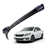 Mega Oto Market RBW Otomobil Sileceği Muz Silecek Takımı 60/40 cm 24/16 inch Citroen C Elysee - Peugeot 301 - Renault Clio 3 ile uyumlu - 1