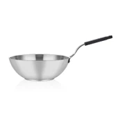 Çelik Wok Tava - Silikonlu Sap 32S Cm - 2