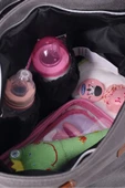 Jusso Nenny Baby Lüks Deri Kadın Ve Anne Bebek Bakım Omuz Çantası - 5