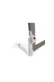 JİMMYBABY Babydoor Bebek Güvenlik Yatak Bariyeri 150 Cm Gri Bulut Katlanabilir - 4