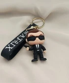 Matris Anahtarlık Silikon 3D Anime Matrix Oyuncak Araba Çanta Süsü thumbnail 3