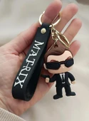 Matris Anahtarlık Silikon 3D Anime Matrix Oyuncak Araba Çanta Süsü thumbnail 1