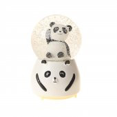 PANDA 2 BÜYÜK BOY IŞIKLI MÜZÜKLİ KAR KÜRESİ - 1
