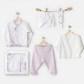 Kız Bebek Hastane Çikişi 5 Pcs Newborn Set Magical Butterfly AC25570 - 1