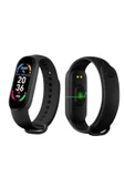 M6 Akıllı Bileklik Siyah Adımsayar Spor Takibi Android ve İOS Uyumlu thumbnail 2