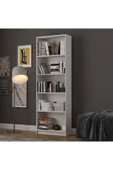 5 Raflı (5 BÖLMELİ) Kitaplık Çalışma Odası Ofis Modern Dekoratif Kitaplık - 11