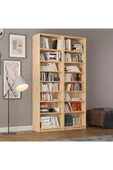 Safir Meşe Kitaplık K-10 thumbnail 1
