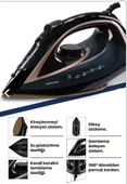 GoldMaster Pressjet 2400 Watt Seramik Tabanlı 170 gr Etkili Şok Buharlı Ütü - 2
