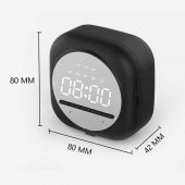 Universal Q12 Dijital Masa Saati FM Radyo Bluetooth 5.0 Hoparlör - 5