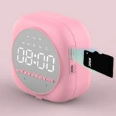 Universal Q12 Dijital Masa Saati FM Radyo Bluetooth 5.0 Hoparlör - 7