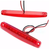 Parmak Led Kırmızı 5Li Paket 12V/24V Universal - 1