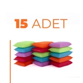 Petek Dokulu Bulaşık Süngeri Sihirli Pratik Sünger - 15 Adet - 1