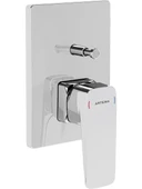 Artema Root Square A42752 Ankastre Banyo Bataryası, Sıva Üstü, Krom - 1