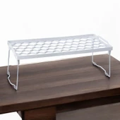 Plastik Metal Ayaklı Dikdörtgen Mini Raf Düzenleyici Organizer - 3