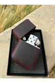 Bakani Leather Handmade El Yapımı Hakiki Deri Tarzı Çakmak Babalar Günü Yılbaşı - 1