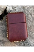 Bakani Leather Handmade El Yapımı Hakiki Deri Zippo Tarzı Çakmak İsme Özel Kişiselleştirme Babalar Günü Yılbaşı - 2