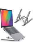 Ayarlanabilir 1.Sınıf Paslanmaz Aleminyum Alışım Telefon Notebook Laptop Macbook Yükseltici Stand - 1