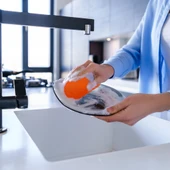 Petek Dokulu Bulaşık Süngeri Sihirli Pratik Sünger - 10 Adet - 5