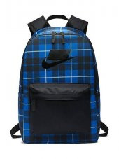 Nike BA5880-011 Unisex Lacivert Ekoseli Sırt Çantası - 1