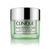 Clinique Superdefense Night Recovery Moisturizer 50ml - Yaşlanma Karşıtı Gece Kremi - 1
