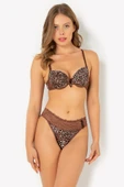 Miorre Dolgusuz Dantelli Leopar Desenli Sütyen Takım thumbnail 10