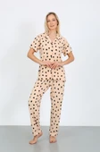 Nisanca Kısa Kollu Milan Gömlek Pijama Takımı- Genç Anne Serisi - 7