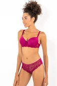 Miorre Push-Up Dolgulu Dantel Detaylı Sütyen Takım - 7