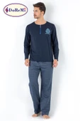 DoReMi Prussian Blue Erkek Pijama Takımı thumbnail 10